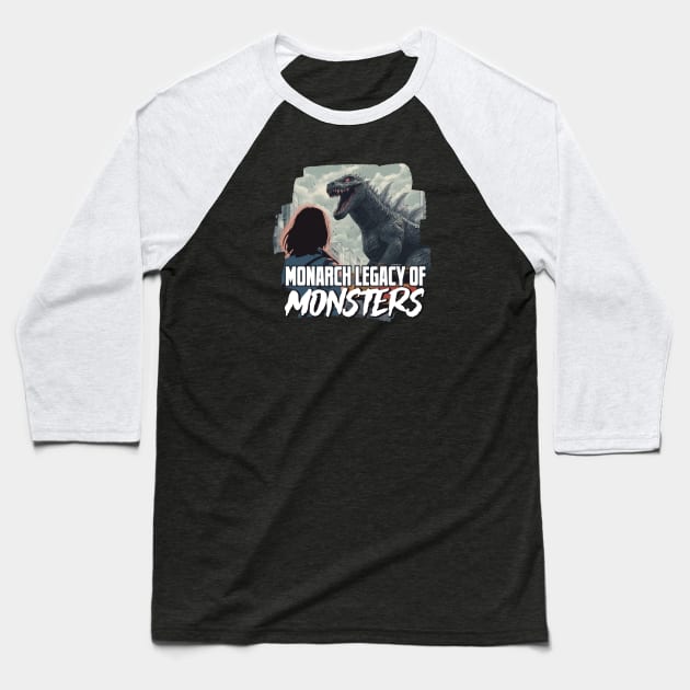 Monarch - King of Monsters Baseball T-Shirt by Pixy Official